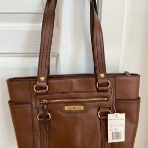Etienne Aigner Tan Leather Tote